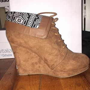 Shi by Journey’s suede ankle booties